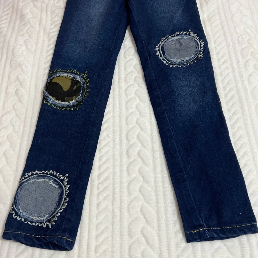 💗 D’RYSA‎ - Girls Denim Jeans w/ Patches